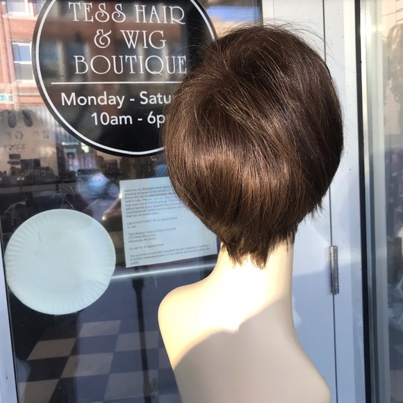 Brown Hairuwear wig Short Angle bob style 2026 - Picture 7 of 8